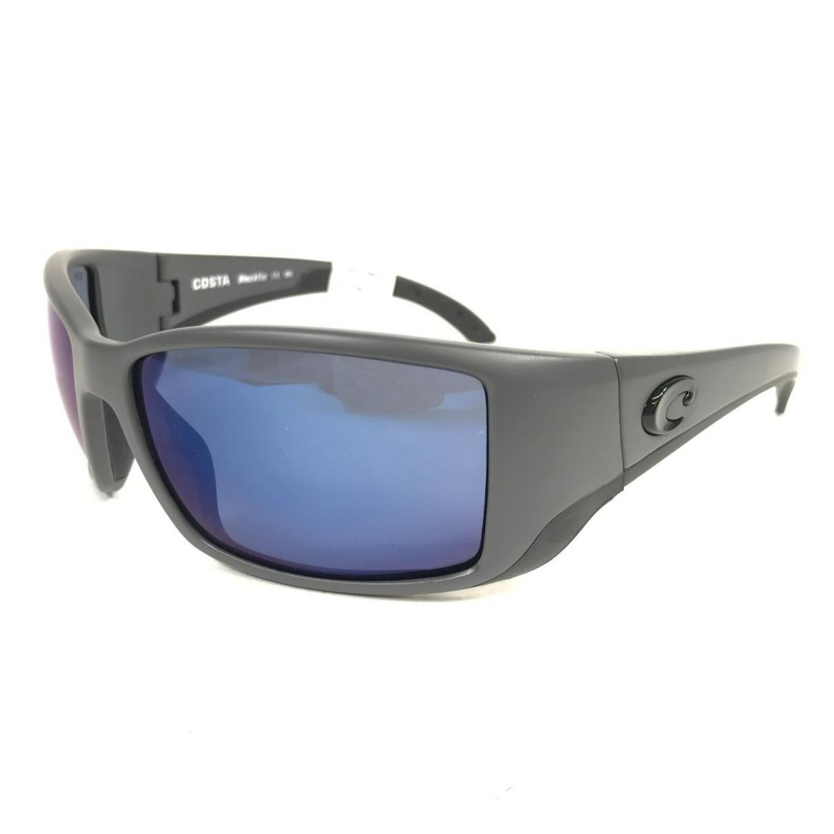 Costa Sunglasses Blackfin 06S9014-1462 Matte Gray Wrap with Blue Polarized 580P