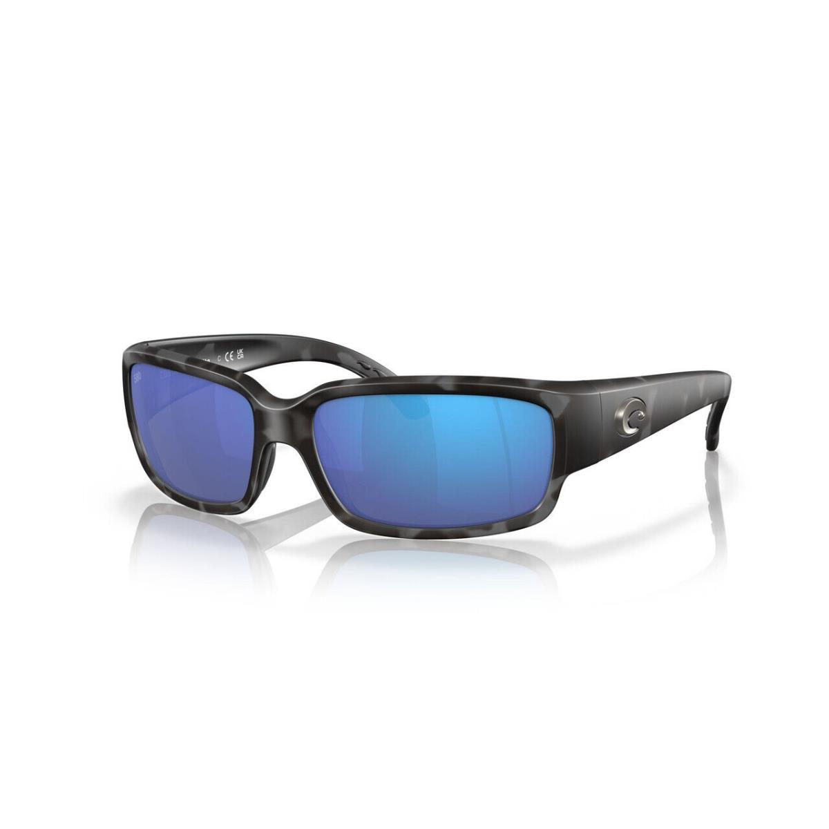 Costa Del Mar Caballito Sunglass in Tiger Shark/polarized Blue Mirror 580G 59 mm