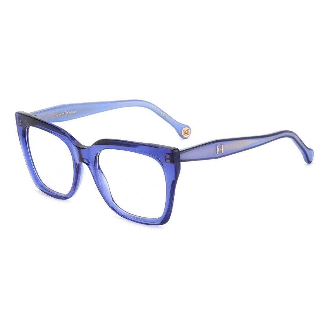 Carolina Herrera CH HER0227 Eyeglasses 0ZX9 Blue Azur