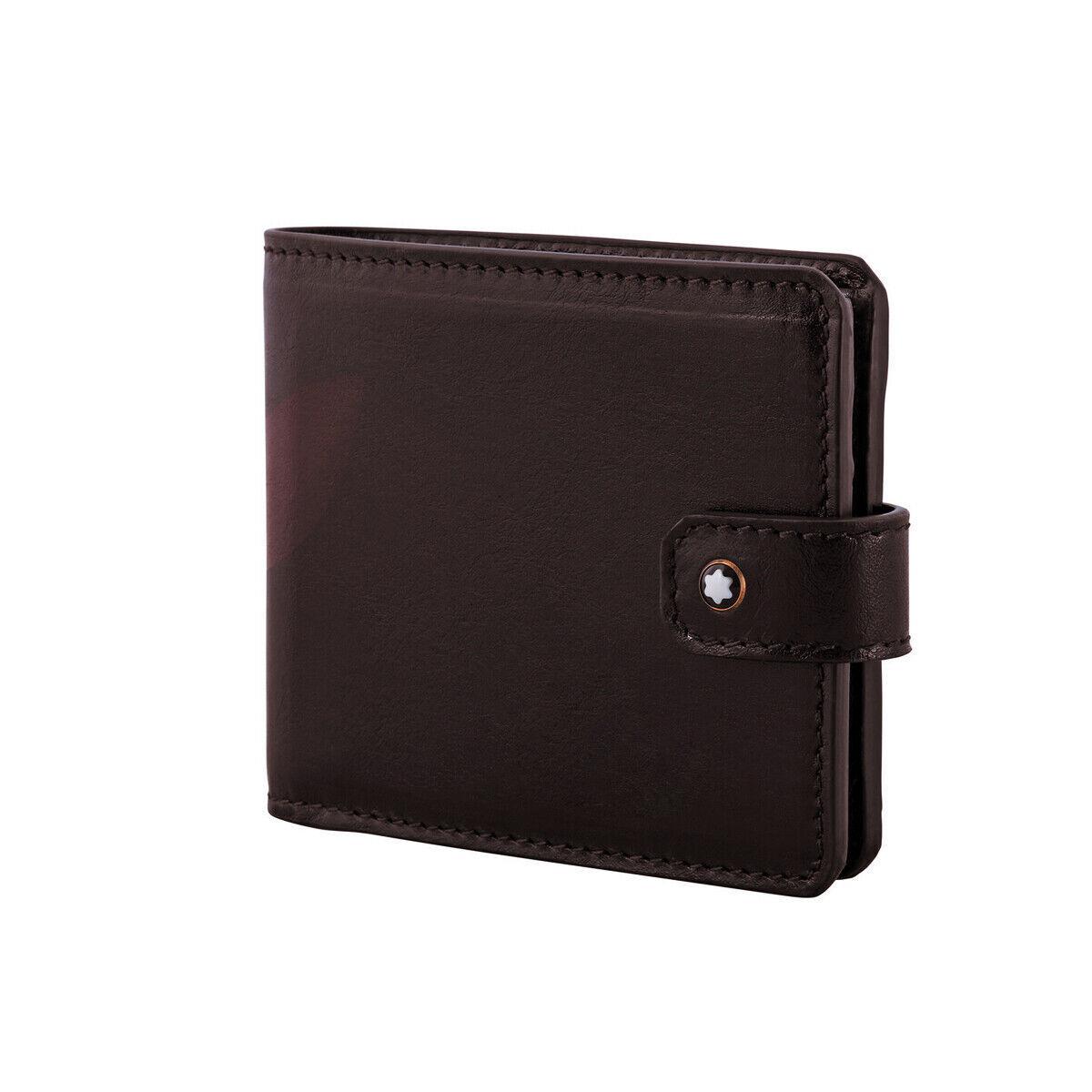 Montblanc 1926 Montblanc Heritage Dark Brown Leather Men`s Wallet 6CC 116816