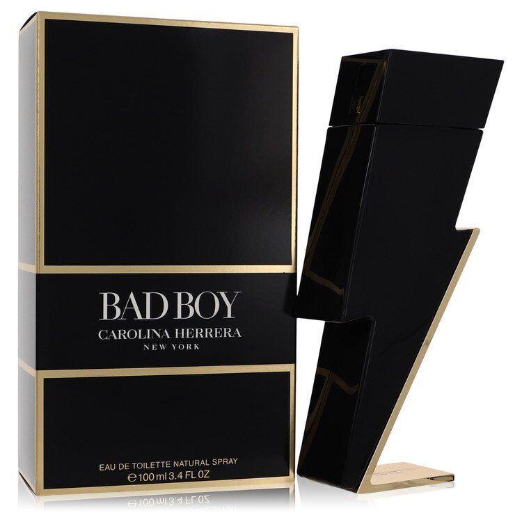 Bad Boy by Carolina Herrera Eau De Toilette Spray 3.4 oz For Men