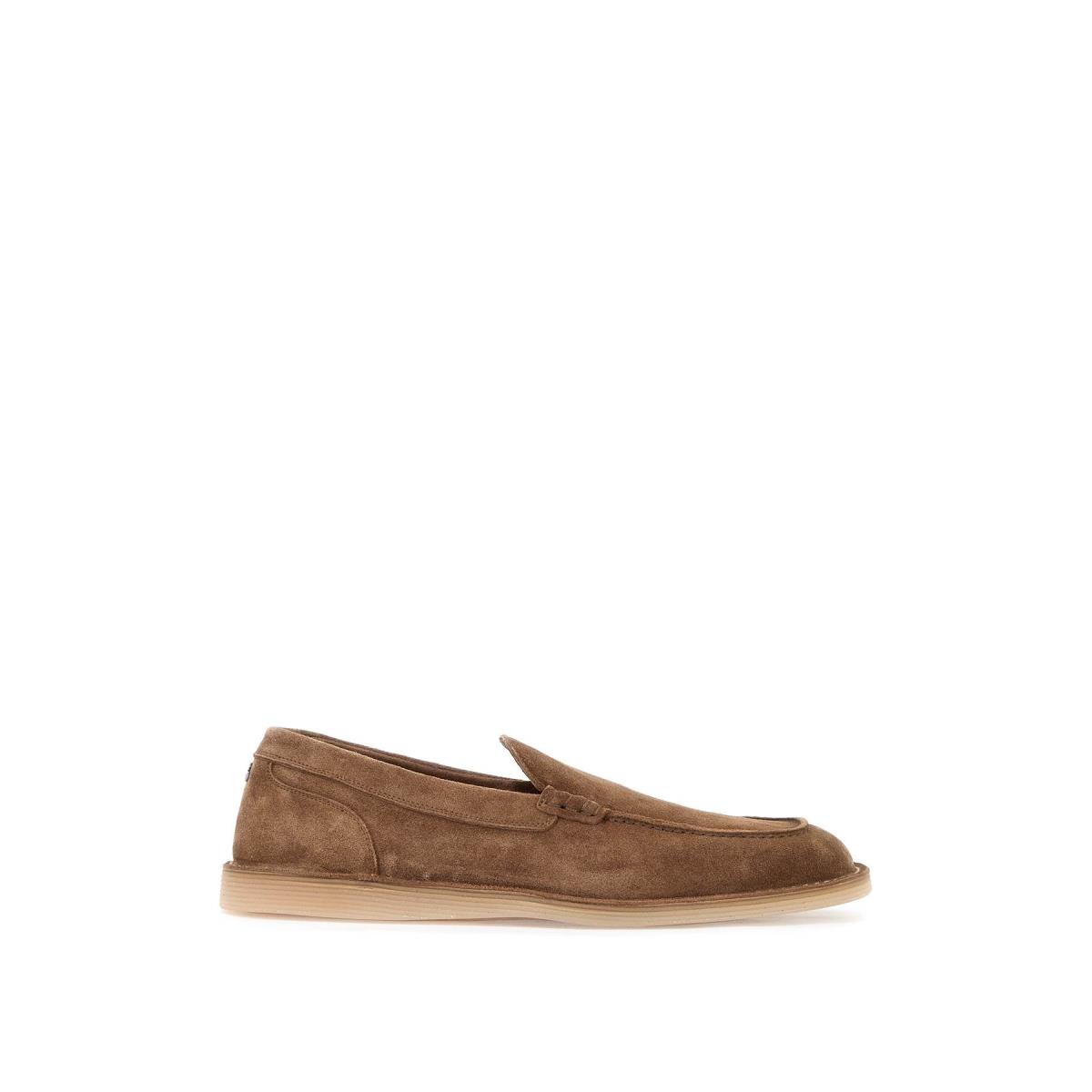 Dolce Gabbana Suede Leather Moccassins Shoes