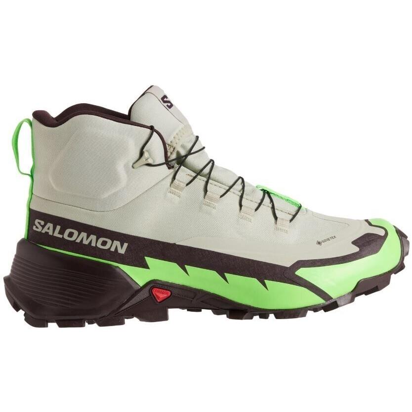 Men`s Salomon Gore-tex Lightweight Hiking Boots Waterproof Desert Green