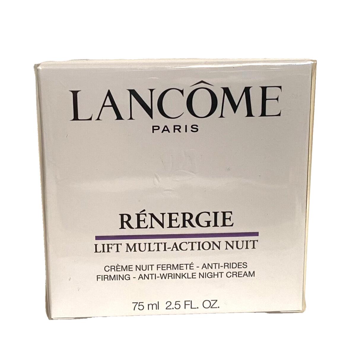 Lancome Renergie Lift Multi-action Nuit - Night Cream 2.6oz Exp.03/2029