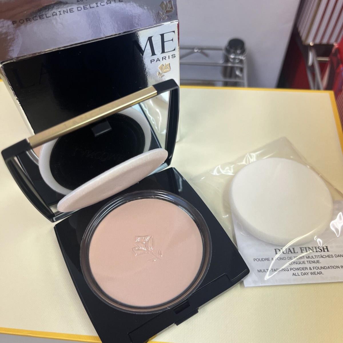 Lancome Dual Finish Multitasking Powder Foundation 100 Porcelaine Delicate I C