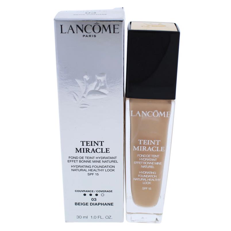 Lancome Teint Miracle Skin Hydrating Foundation Makeup SPF15 03 Beige Diaphane