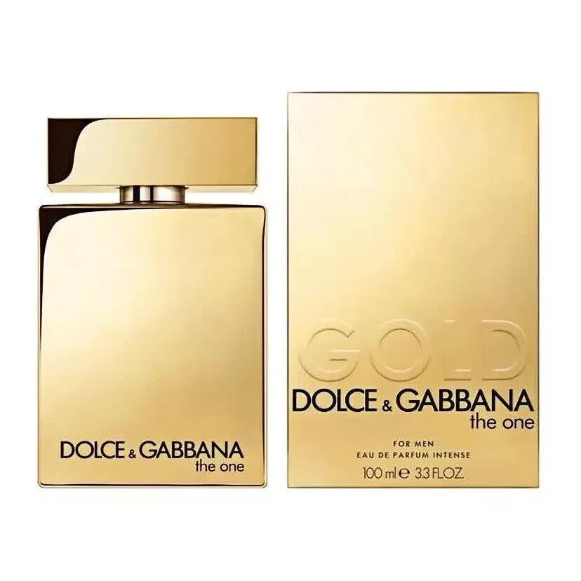 D G The One Gold Dolce Gabbana Men 3.3 3.4 oz 100 ml Eau De Parfum Intense