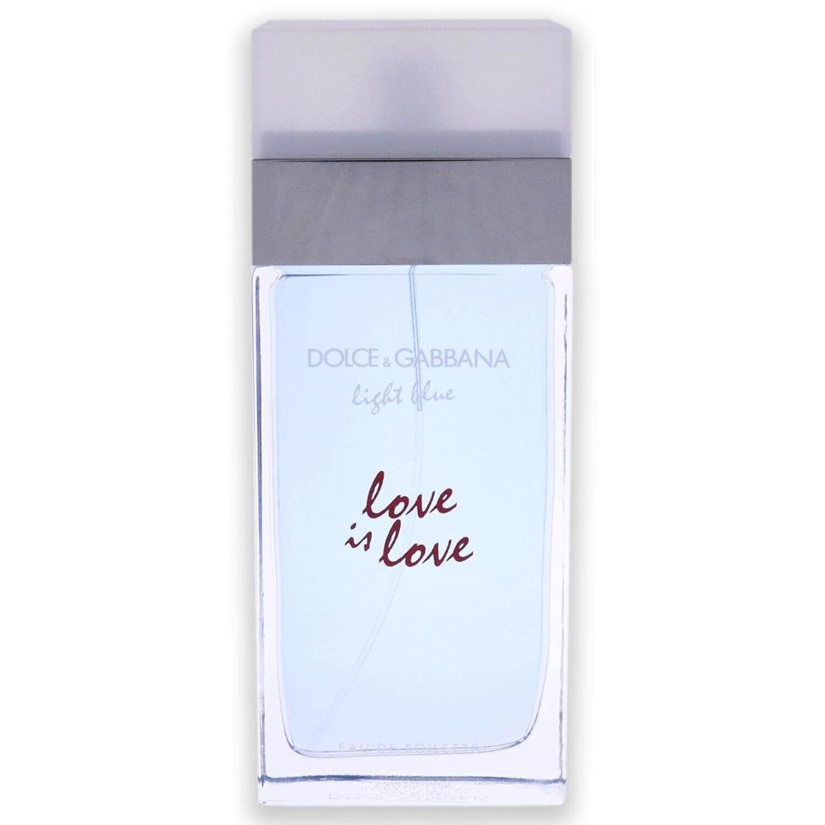 Dolce Gabbana Light Blue Love Is Love Edt For Women 3.3 Fl. Oz. / 100ml