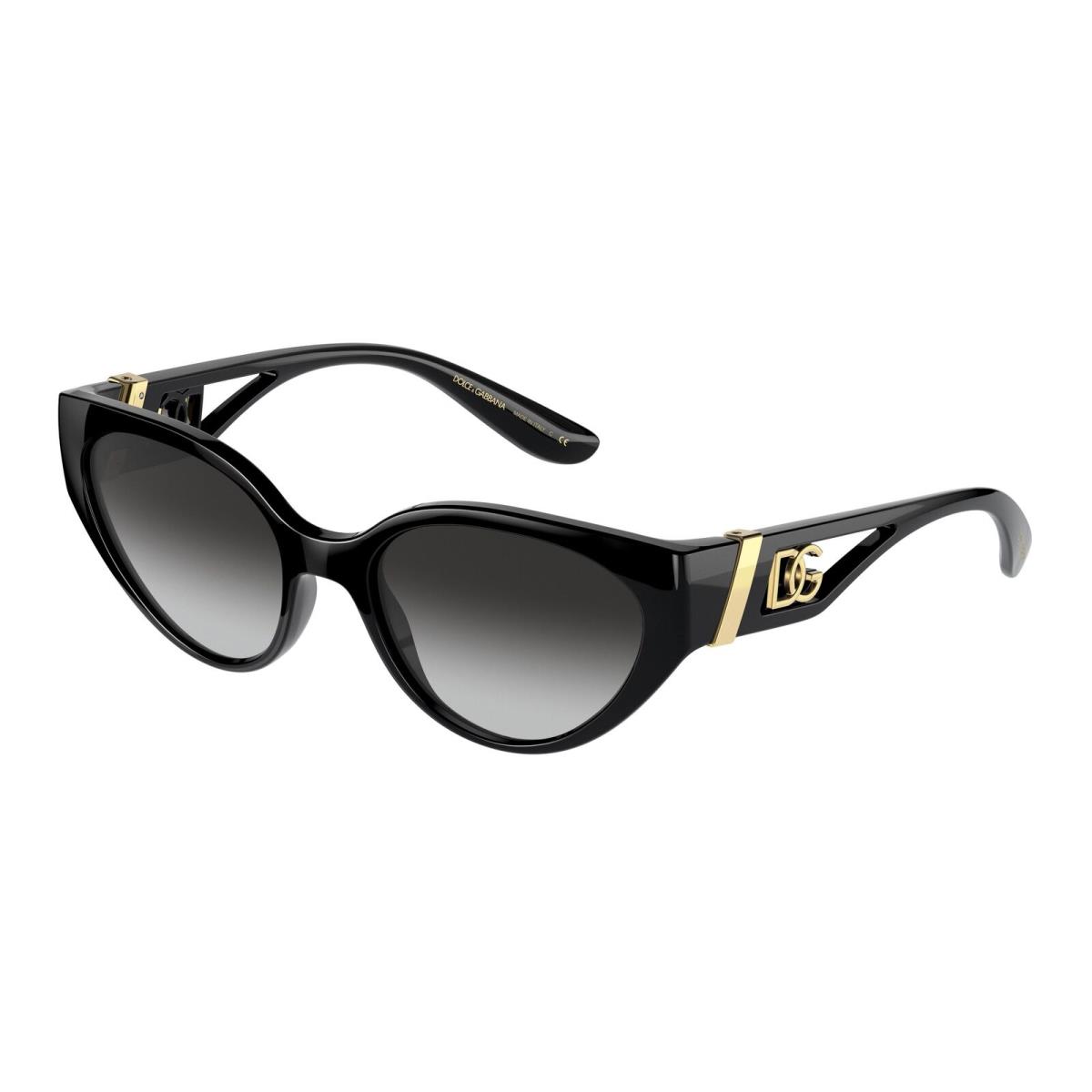 Dolce Gabbana 6146 Sunglasses 501/8G Black