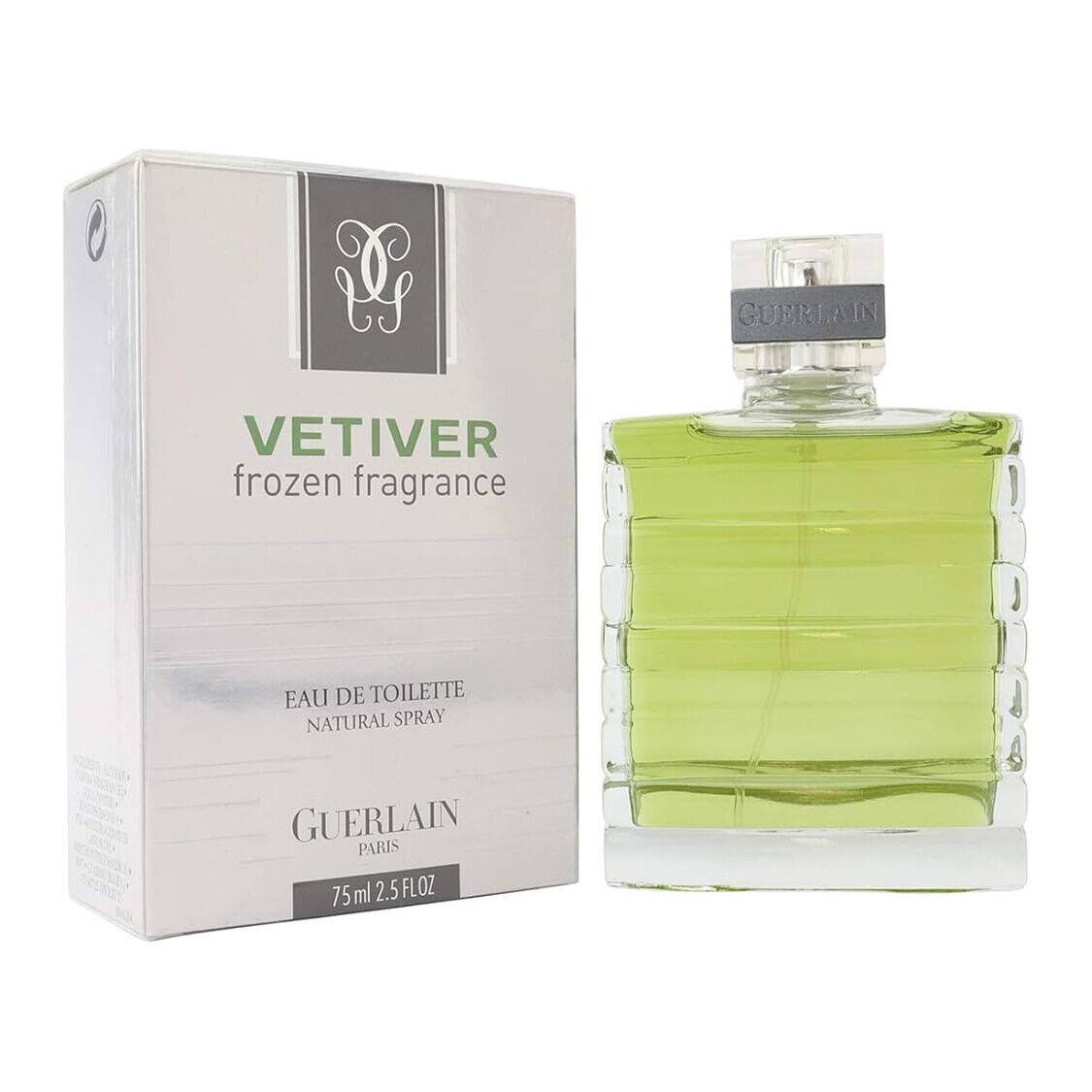 Vetiver Frozen by Guerlain 2.5 oz / 75 ml Eau De Toilette Spray For Men