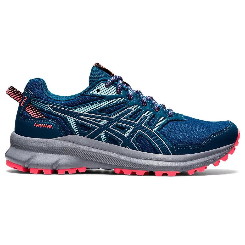 Asics Trail Scout 2 1012B039.401 Sneaker Women`s Blue Trail Running Shoes EEE772 - Blue