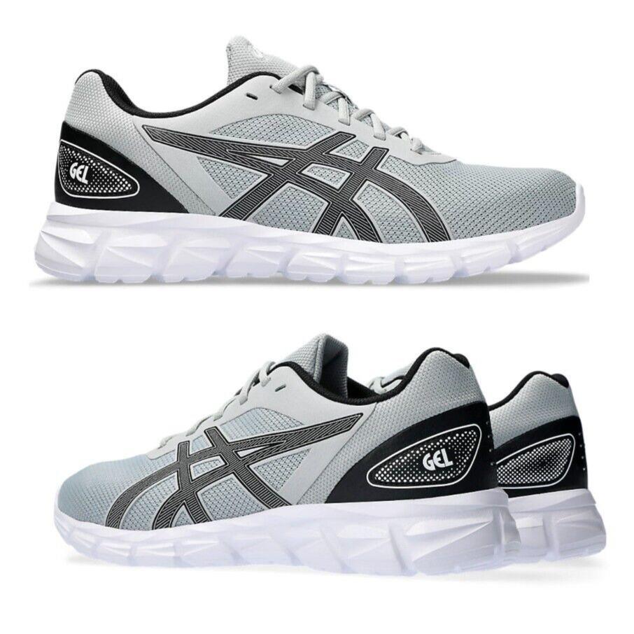 Asics Quantum Men`s Athletic Sneakers Running Shoes Casual Gray All Sizes