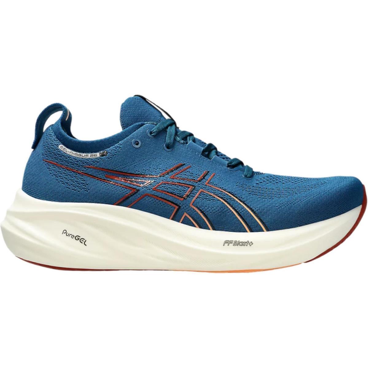 Size 8 - Asics Gel Nimbus 26 Rich Navy Faded Orange