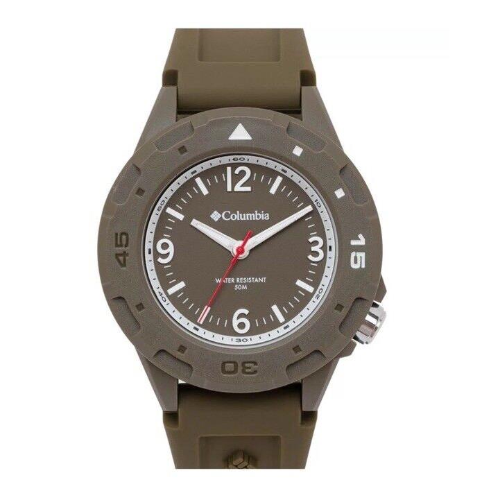 Columbia Men`s / Women`s Olive 3 Hand Watch CSS13-009 Waterproof