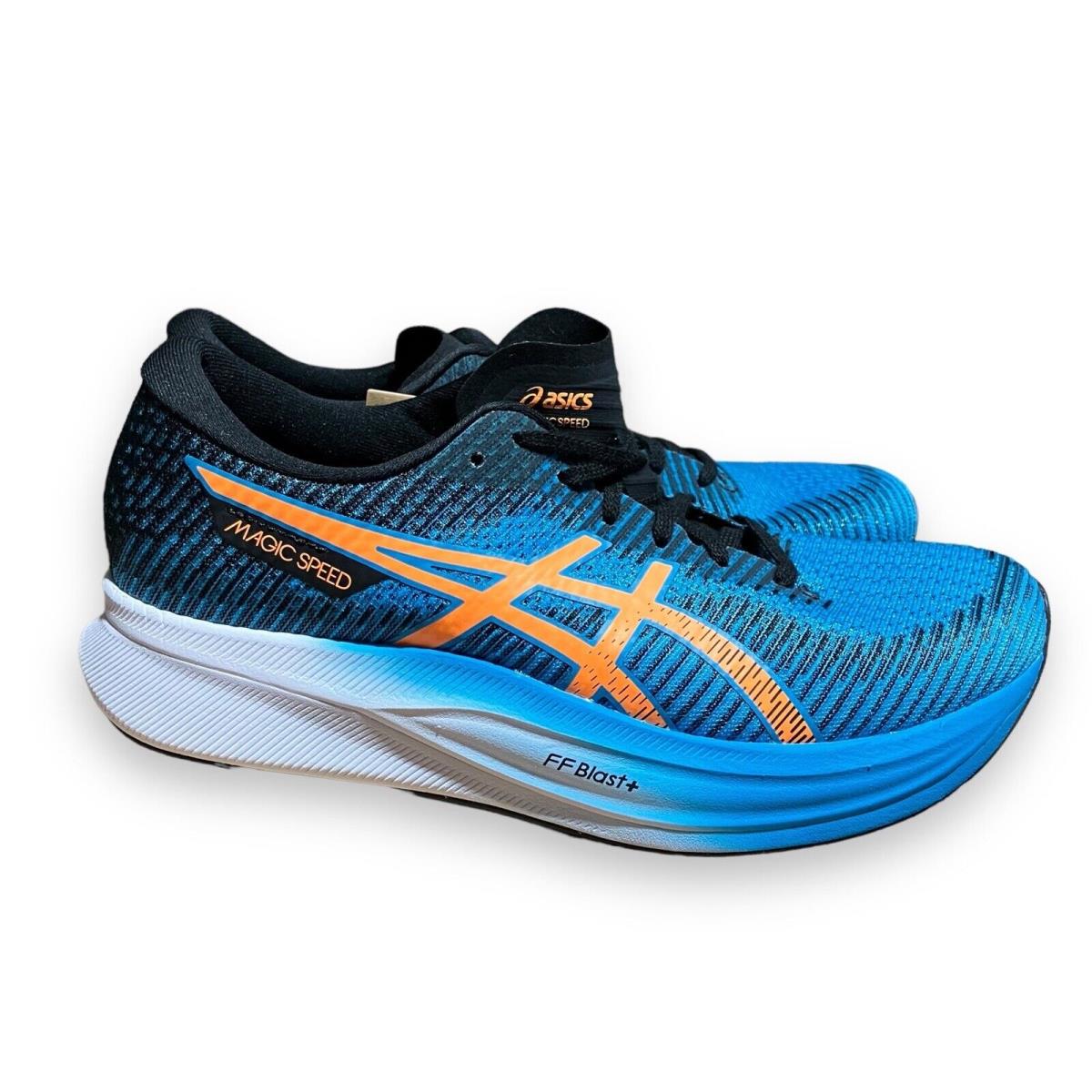 Asics Sneakers Mens 8 Magic Speed 2 `island Blue Orange Pop` 1011B443-400