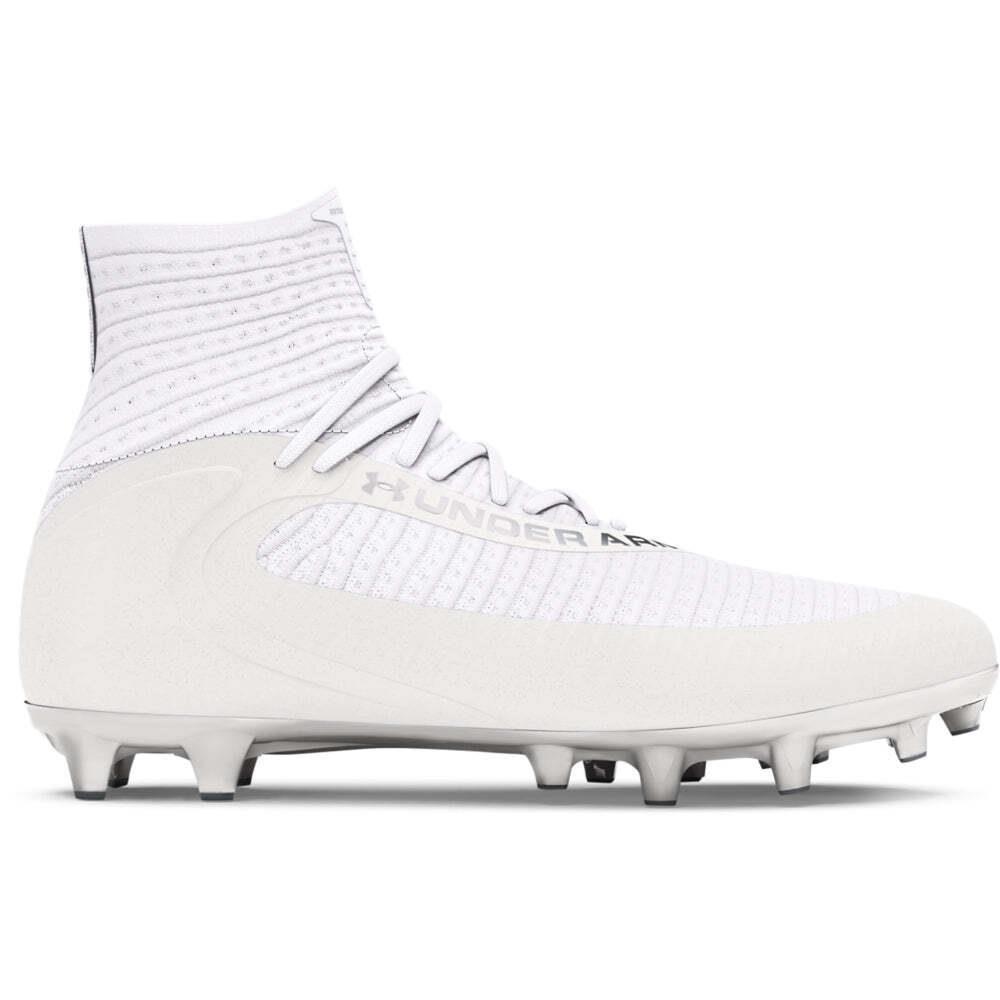 Under Armour Men`s UA Highlight 2 MC Knit Football Cleats White/white/metallic S