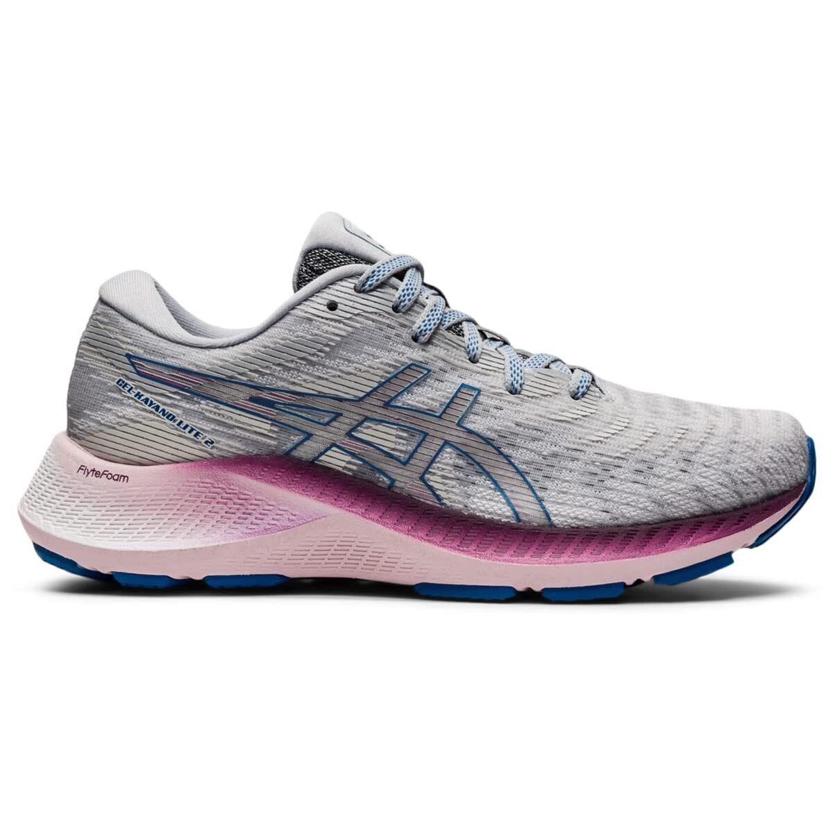 Asics Women`s Gel-kayano Lite 2 Running Shoes 7 Piedmont Grey/lake Drive