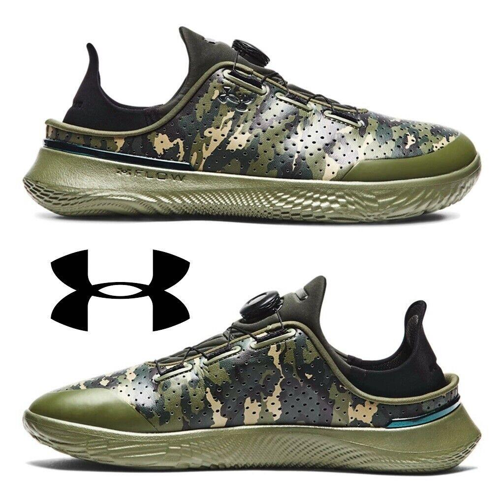 Under Armour Slipspeed Camo Trainer Shoes Men`s Sneakers Running Sports Casual