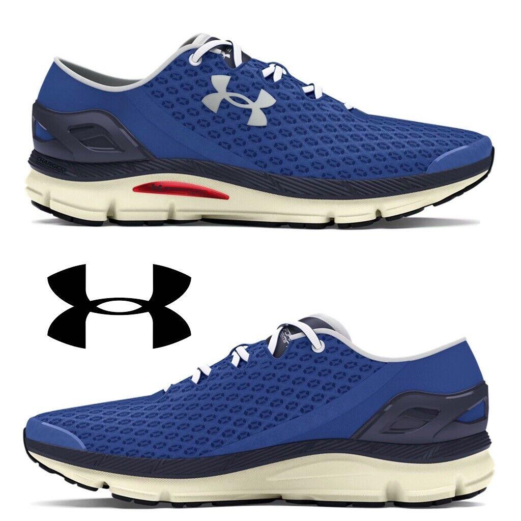 Under Armour Speedform Gemini Running Men`s Shoes Sneakers Casual Sport Blue