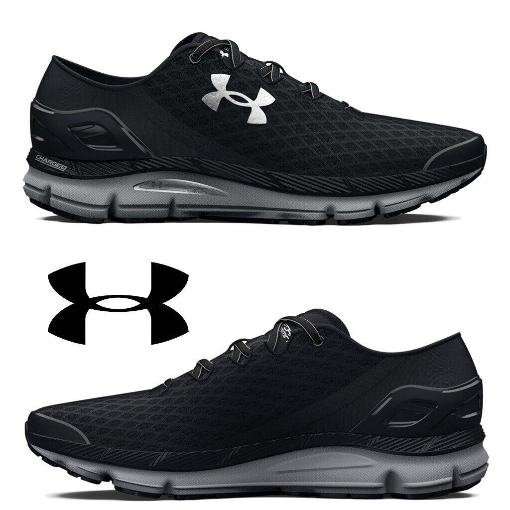 Under Armour Speedform Gemini Running Men`s Shoes Sneakers Casual Sport Black