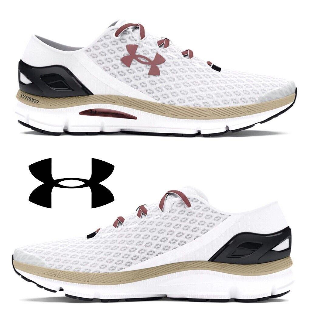 Under Armour Speedform Gemini Running Men`s Shoes Sneakers Casual Sport White