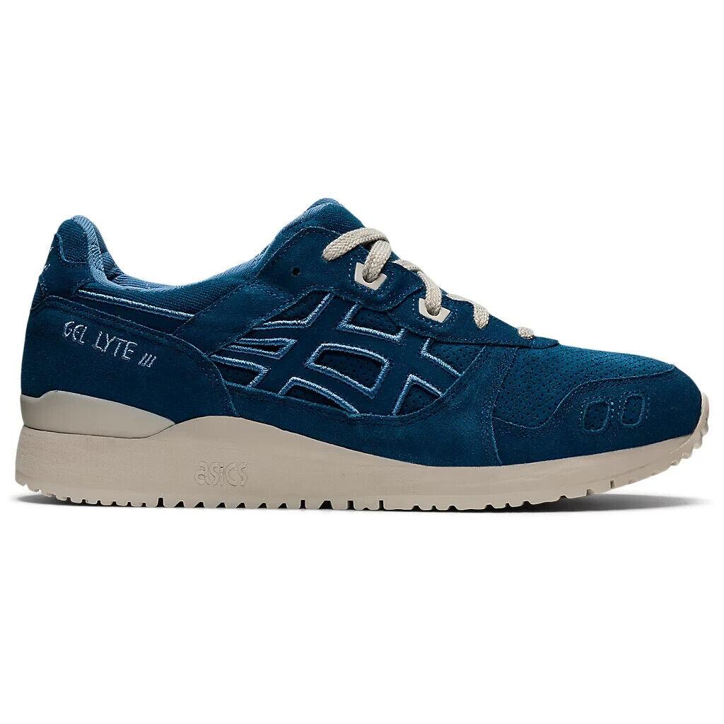 Asics Gel-lyte Iii OG Suede Sneaker Mens Indigo Blue Sz 12