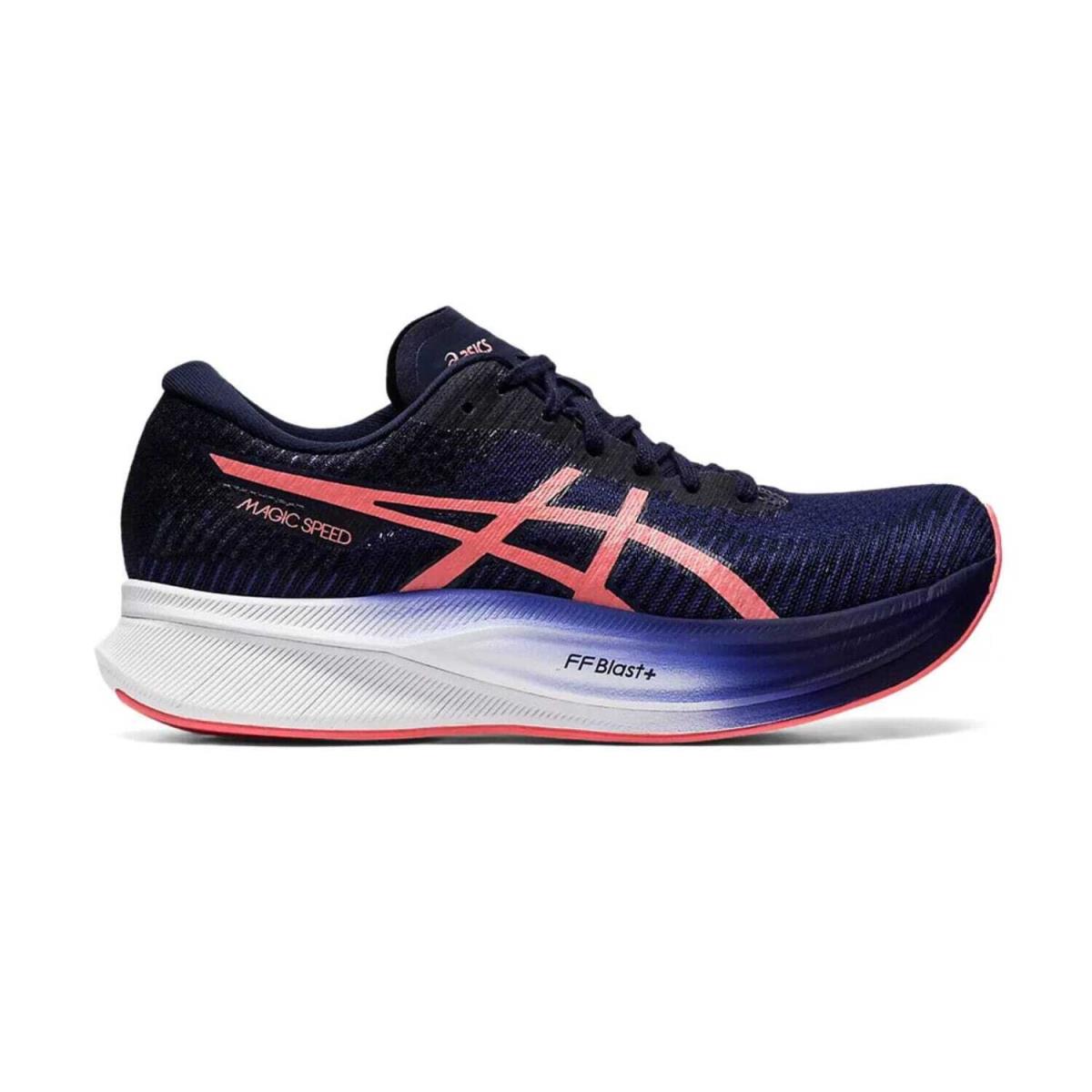 Asics Magic Speed 2 Indigo Blue/papaya 1012B274-401 Women`s Size 7.5 Medium