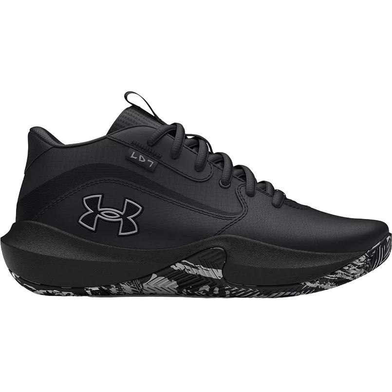 Under Armour Kids` Lockdown 7 Blk Basketball Shoe Little Kid 3028513-004