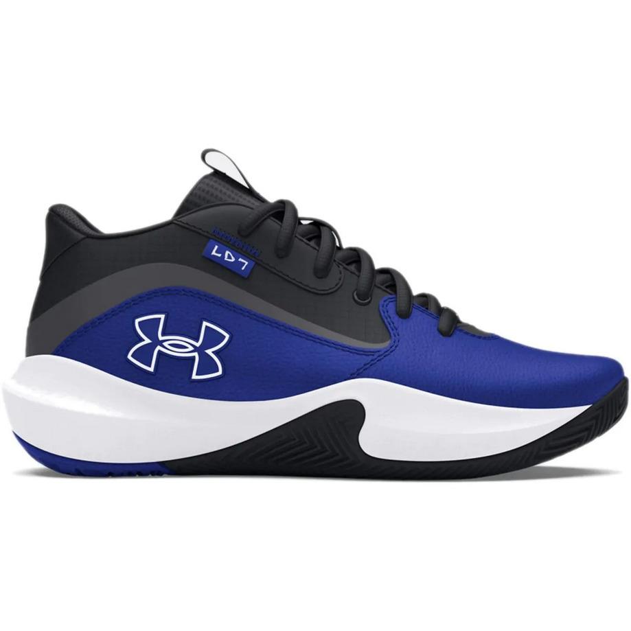 Under Armour Lockdown 7 Blu/blk Junior Basketball Shoes 3028513-401