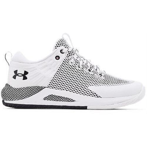 Under Armour Women`s UA Hovr Block City Volleyball Shoes White/black/black - 302