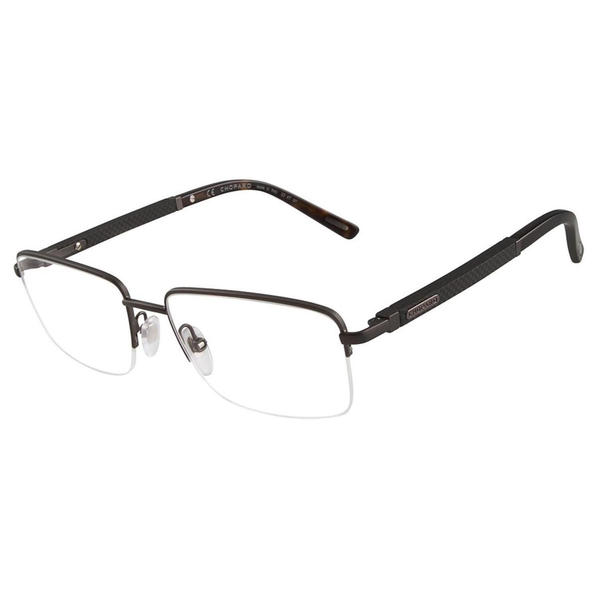 Chopard Mens Eyeglasses VCHB75 0627 Black Carbon Fiber 56X18X140