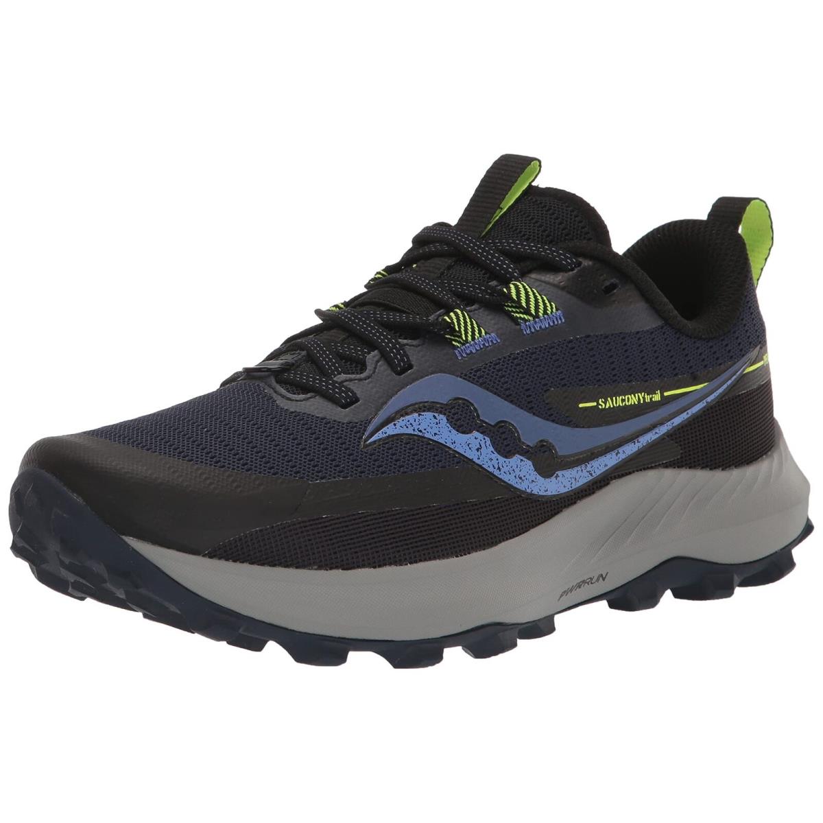 Saucony Peregrine 13 Women`s Trail Running Shoe Night/fossil S10838-15 - Night/Fossil