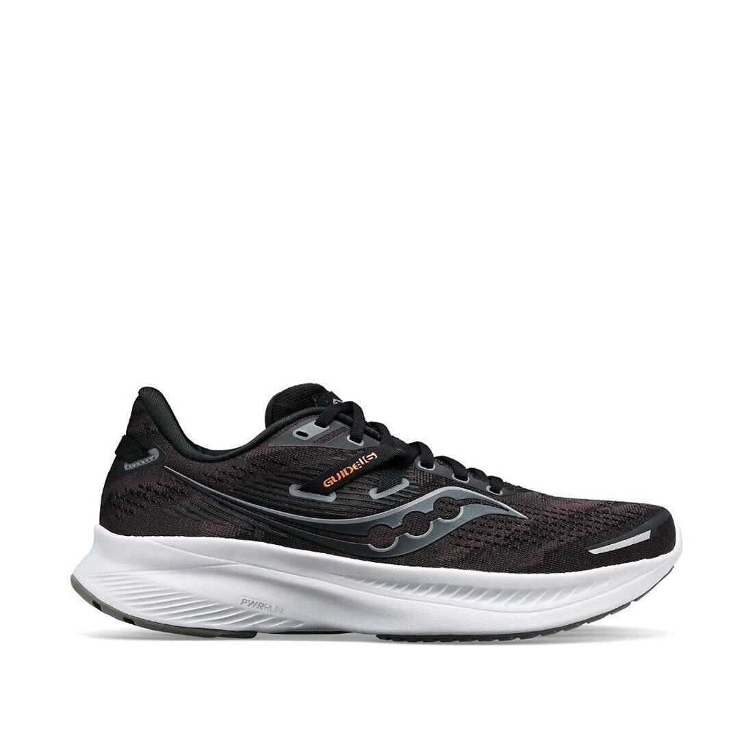 Saucony S20810-05 Men`s Guide 16 in Black/white - Medium