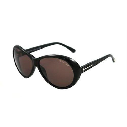 Tom Ford Geraldine Sunglasses Black Frame Brown Lens FT0202 01J 62-12 135 - Tom  Ford sunglasses - 067347507555 | Fash Brands