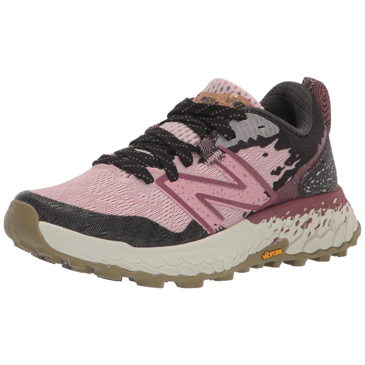 New Balance Women`s Fresh Foam X Hierro V7 Trail Running Shoe Stone Pink/blackt