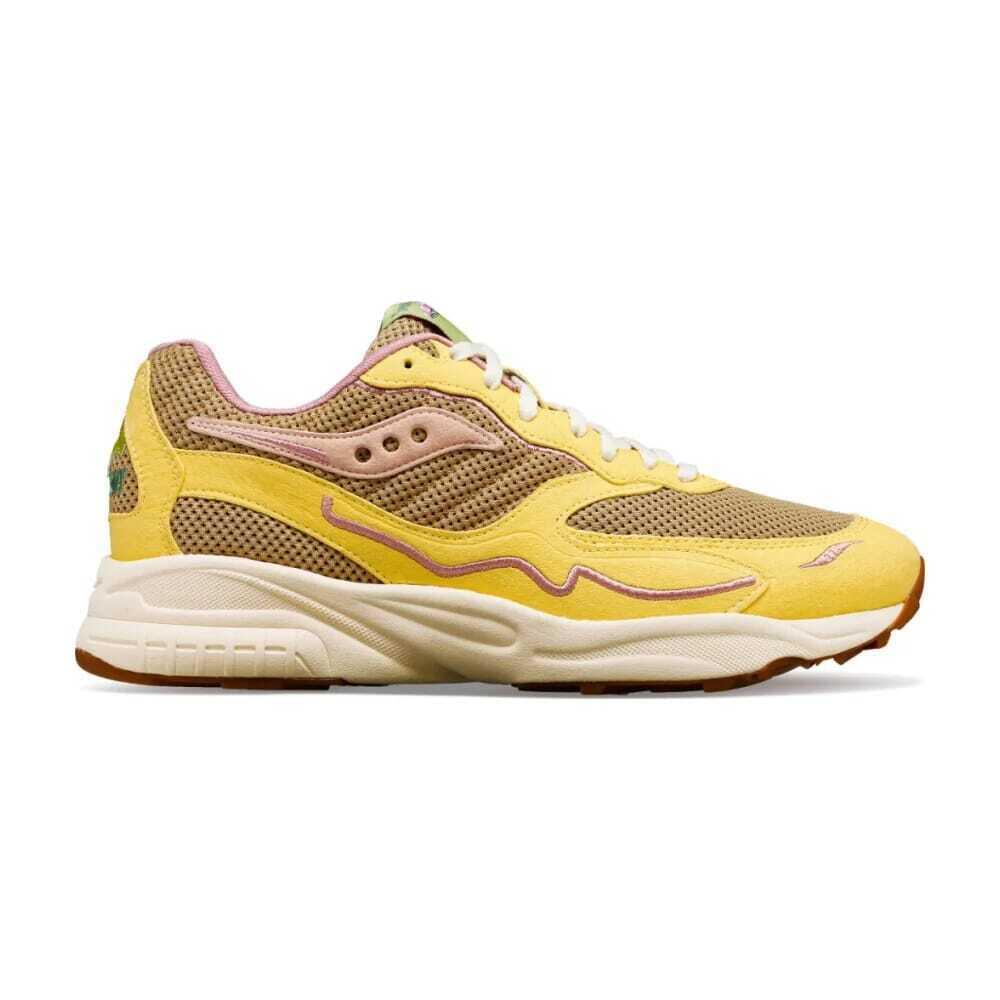 Saucony 3D Grid Hurricane Tan/yellow S70747-1 Men`s Size 8 Medium