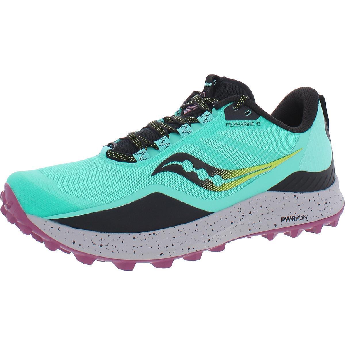 Saucony Womens Peregrine 12 Green Trail Running Shoes 6 Medium B M Bhfo 2063