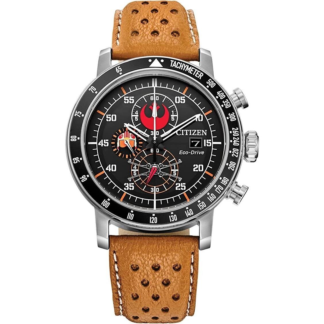 Citizen Eco-drive Star Wars Men`s Watch Stainless Steel CA4478-56L