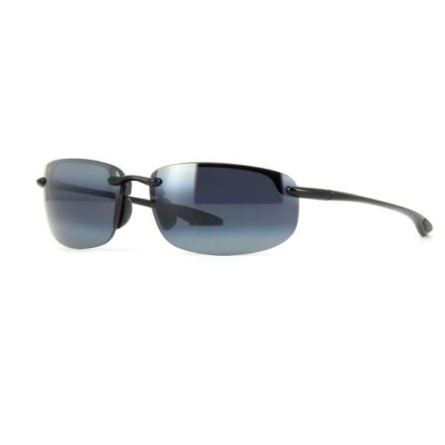 Maui Jim Hookipa Gloss Black Polarized Grey Lens Sunglass 407-02