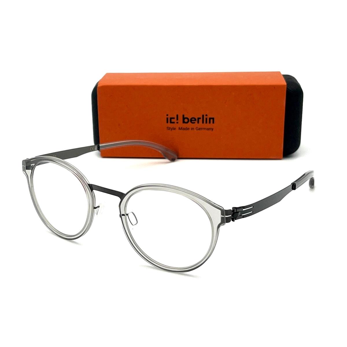 IC Berlin Eric Gunmetal Sky Gray / Clear 48mm Eyeglasses