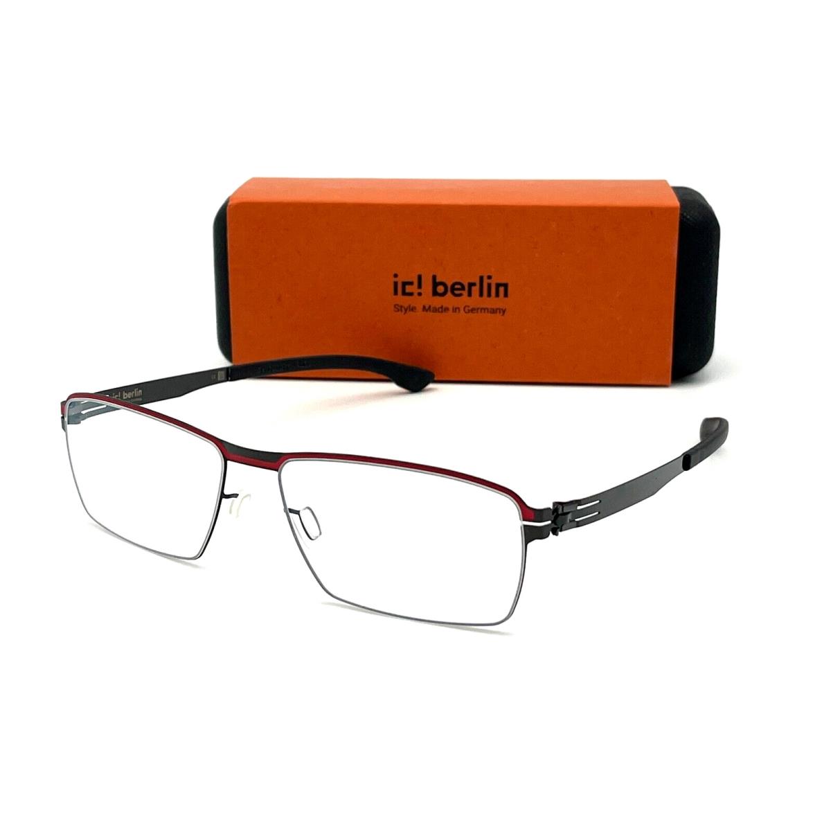 IC Berlin Lars Anchor Lava Gunmetal / Clear 56mm Eyeglasses