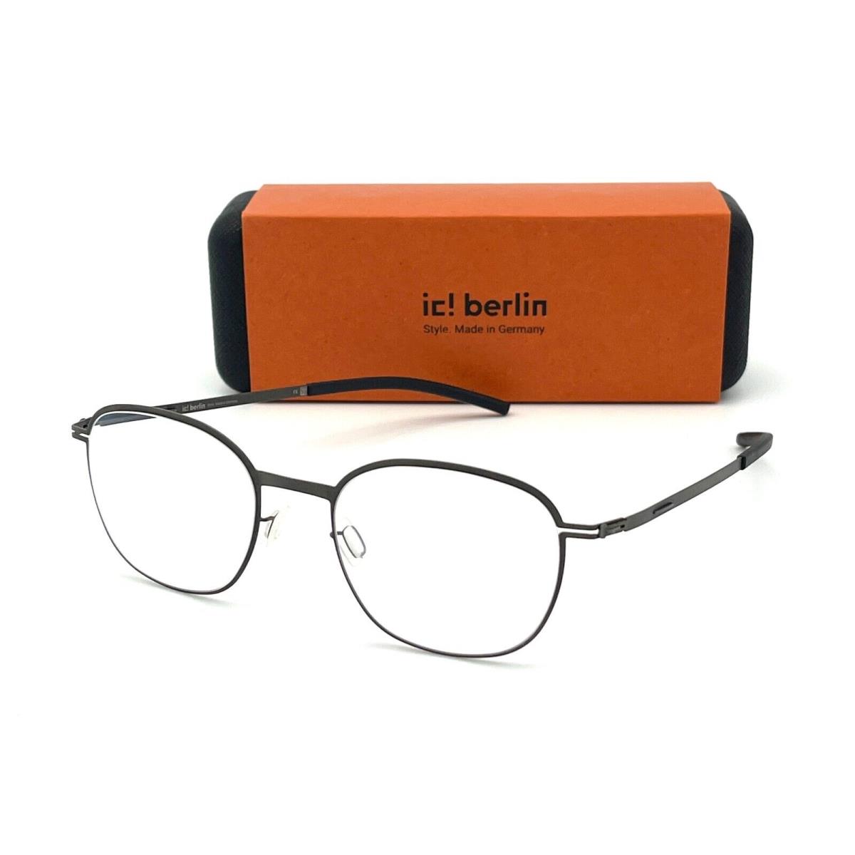 IC Berlin Vorias Graphite Black / Clear Lens 48mm Eyeglasses