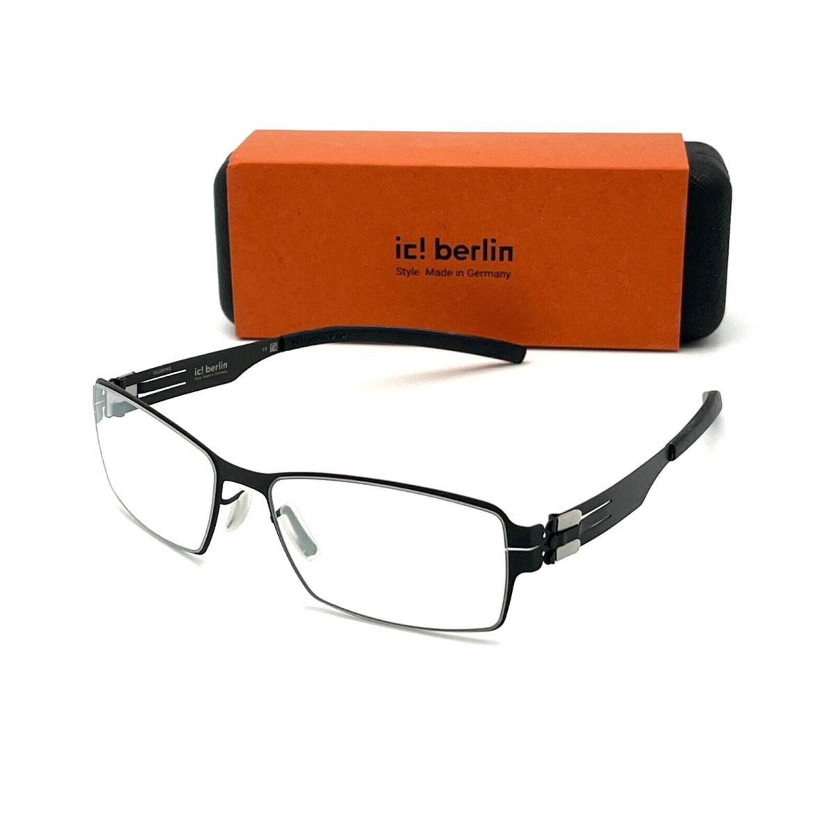 IC Berlin Gilbert Black / Clear 55mm Eyeglasses