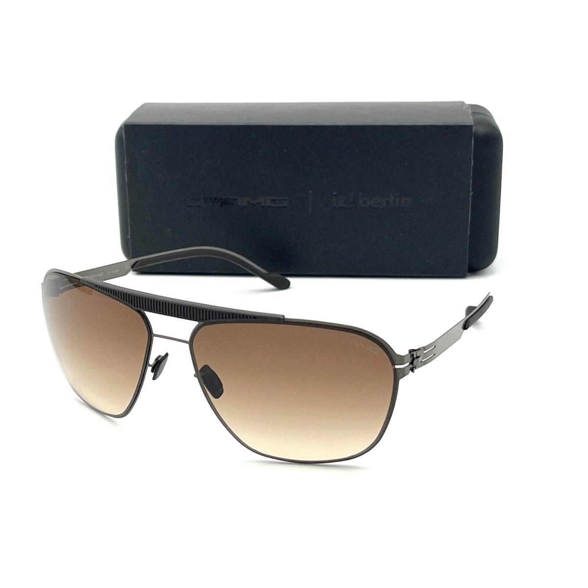 IC Berlin Mercedes Amg 01 Lamelle Charcoal Graphite / Roadster 64mm Sunglasses