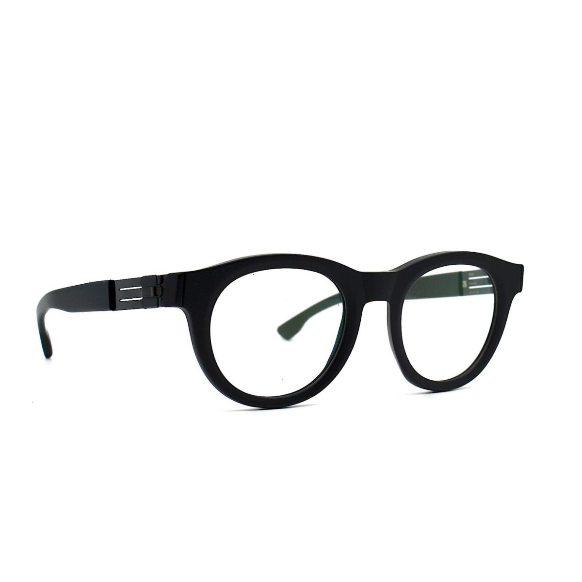 IC Berlin Glen Matte Black Eyeglasses Frame RX 49-21