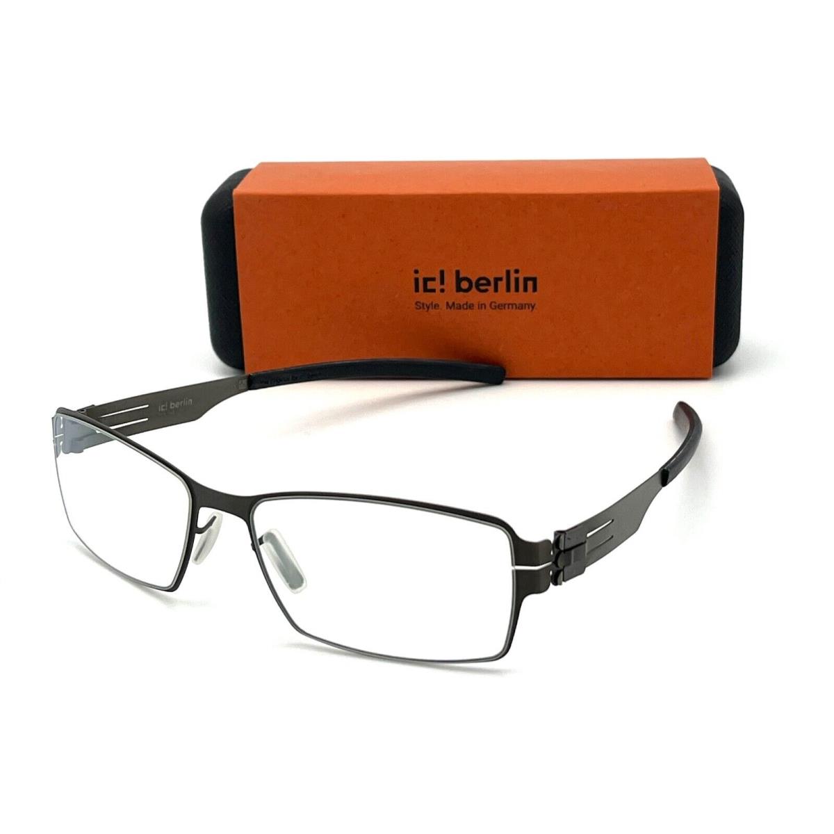 IC Berlin Gilbert Graphite Black / Clear 55mm Eyeglasses