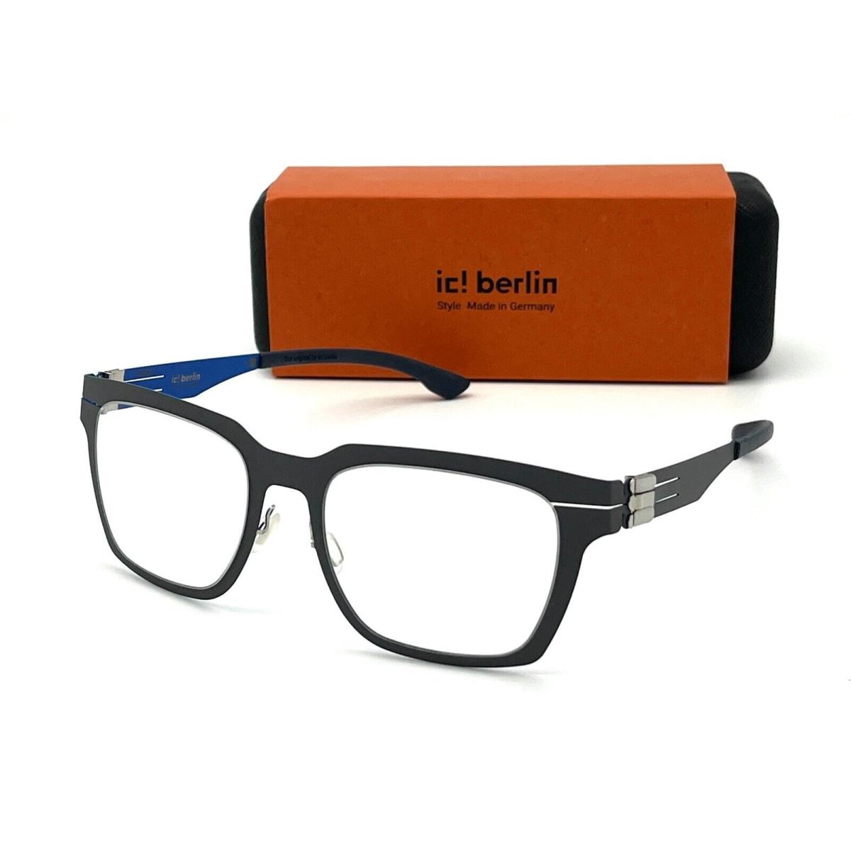 IC Berlin Mr. Yang Boulder Blue Marine Blue / Clear Lens 52mm Eyeglasses