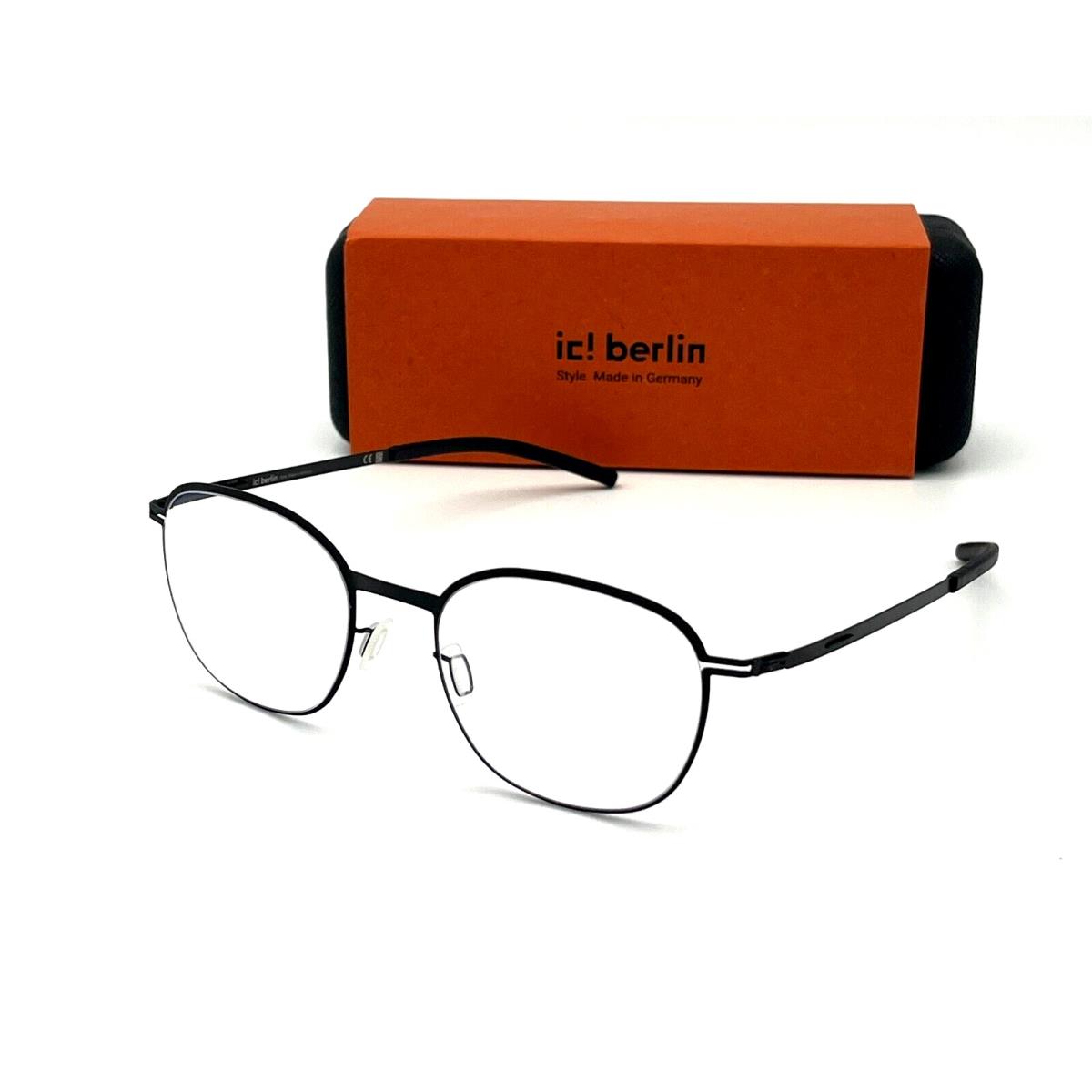 IC Berlin Vorias Black / Clear Lens 48mm Eyeglasses