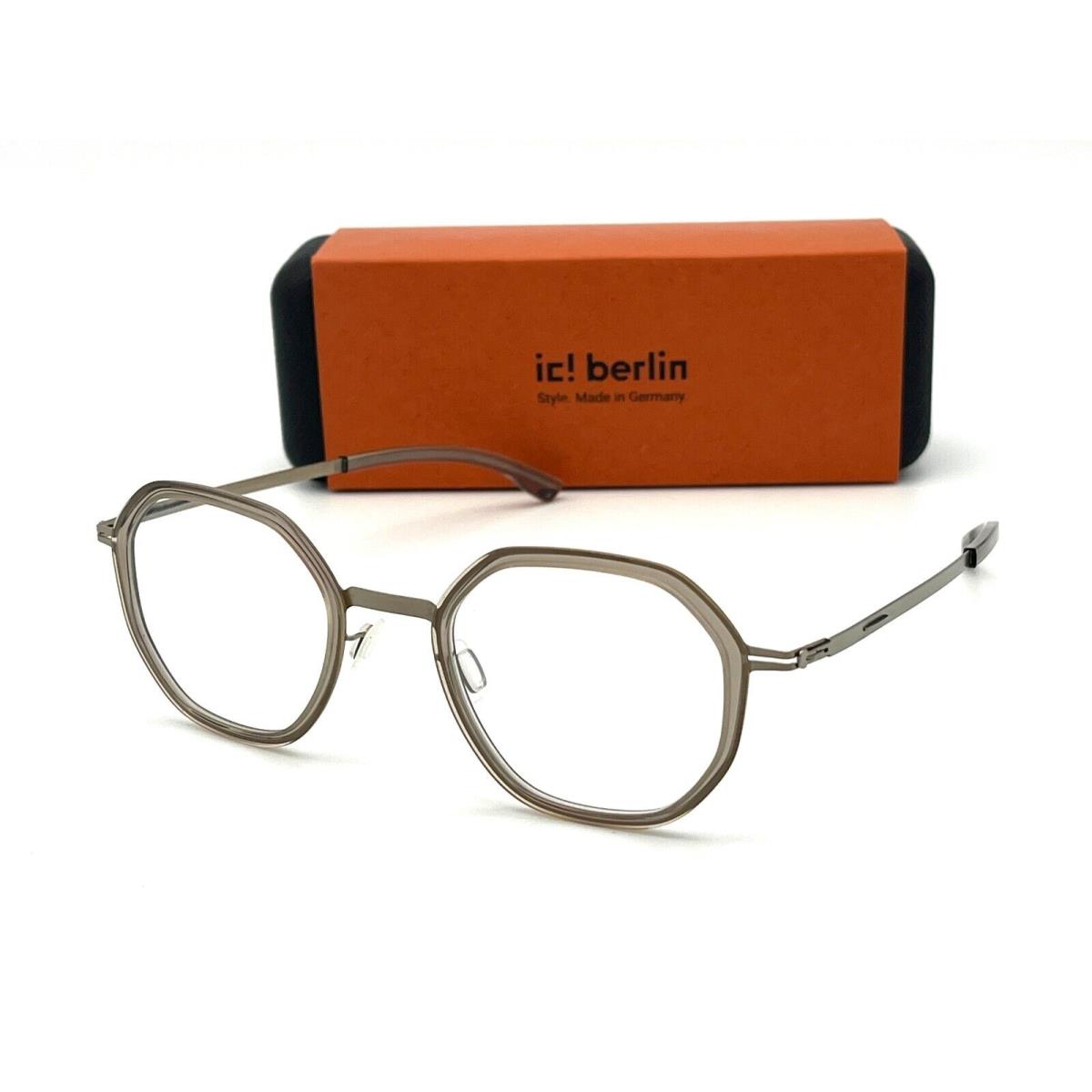 IC Berlin Raja Bronze Cloudy Brown / Clear Lens 48mm Eyeglasses