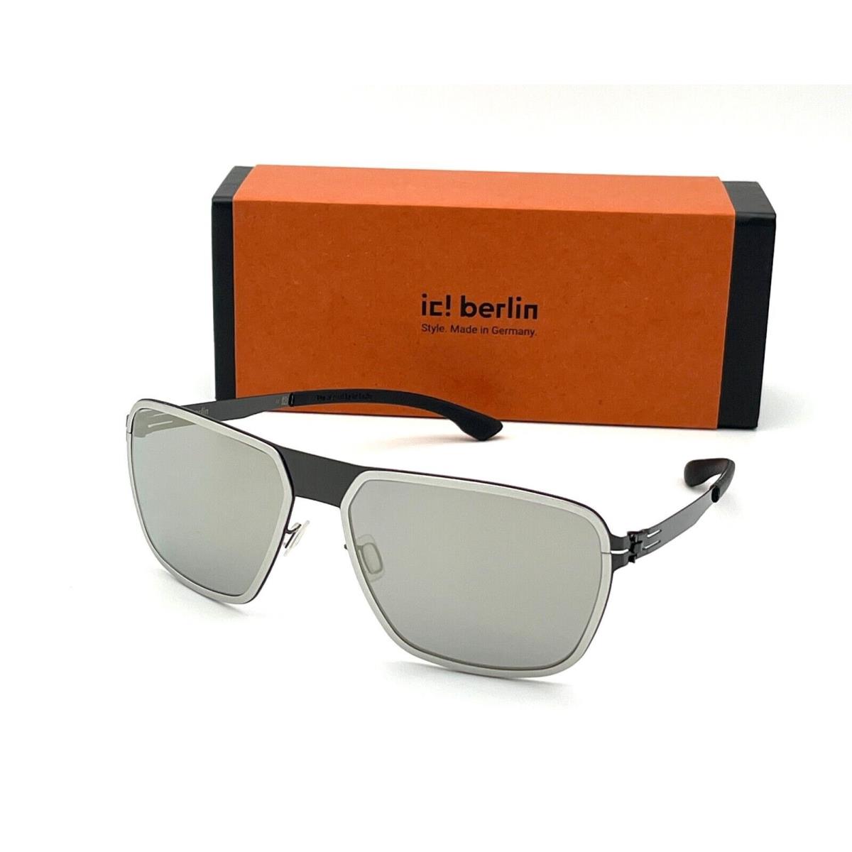 IC Berlin Molybdenum Gunmetal Pearl Black / Quicksilver 60mm Sunglasses